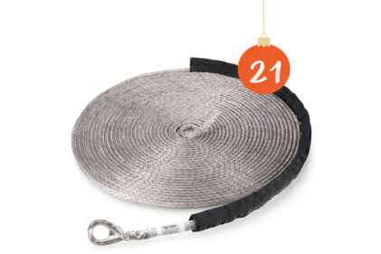 Kunststoffwindenseil TREKFINDER aus DYNEEMA® grau - Ø: 12 mm