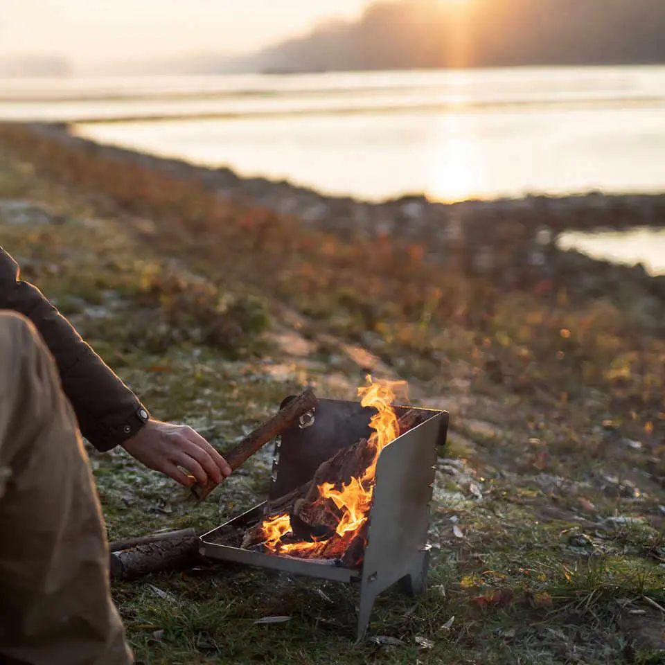 FireQ Grill als Feuerschale