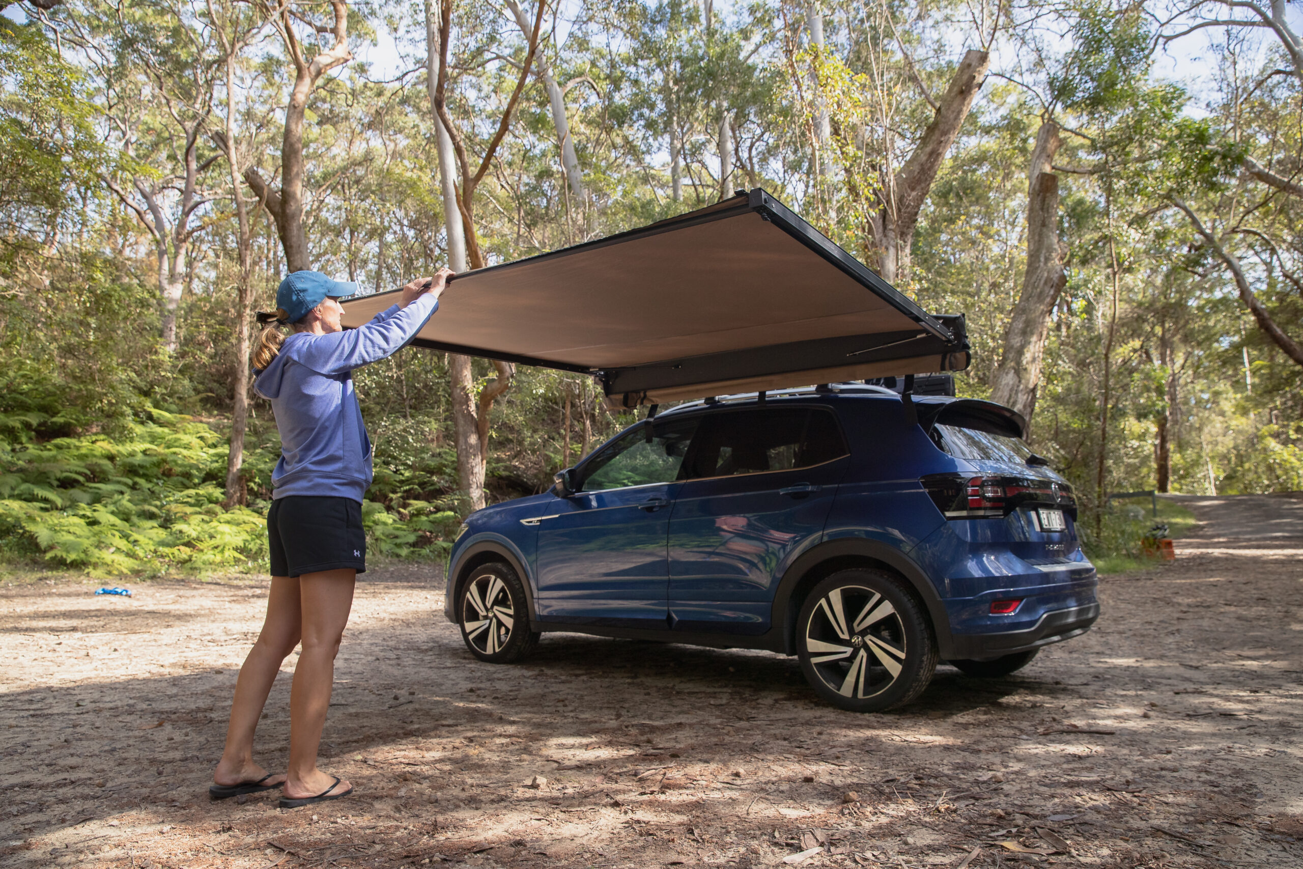 Rhino Rack Sunseeker Markise, schnell und einfach aufgebaut.