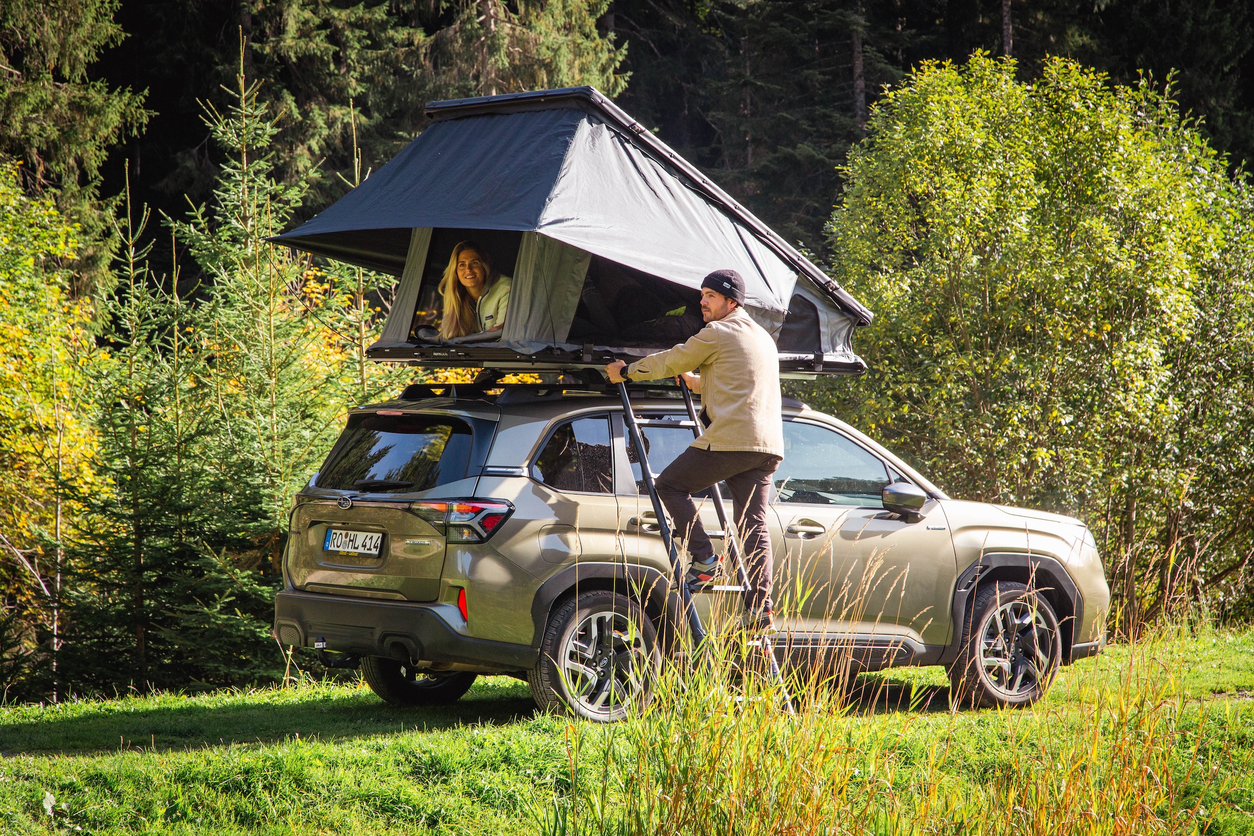 horntools Triangle-Dachzelt Claud Alumium-Hartschalen-Dachzelt