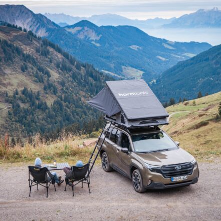 horntools Triangle-Dachzelt Claud Alumium-Hartschalen-Dachzelt