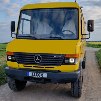 Mercedes-Benz Vario LED Umrüstsatz mit Nolden AVEGO Scheinwerfern.