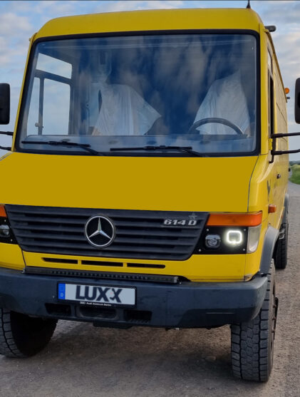 Mercedes-Benz Vario LED Umrüstsatz mit Nolden AVEGO Scheinwerfern.