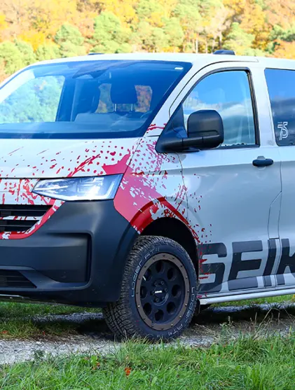Seikel 40 mm Höherlegungsfahrwerk für VW Transporter und Ford Custom V710.