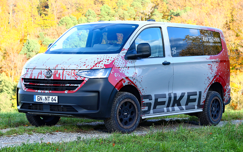 Seikel 40 mm Höherlegungsfahrwerk für VW Transporter und Ford Custom V710.