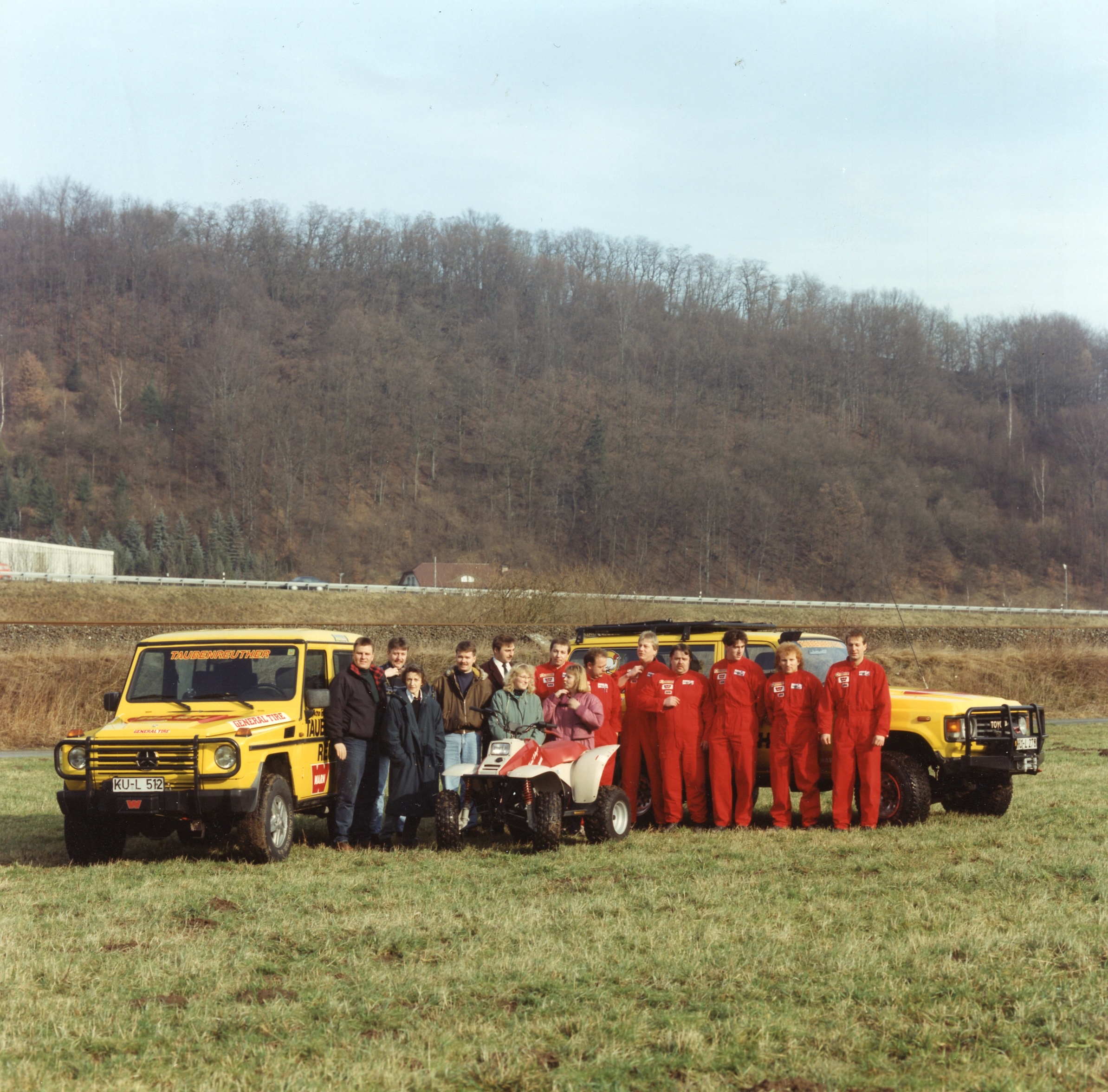 Taubenreuther 60 Jahre Team Anfang 90er