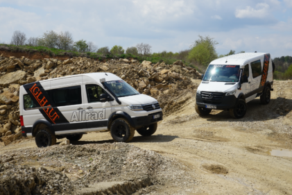 Iglhaut Allrad auf der Abenteuer&Allrad 2026 - VW Crafter und Mercedes Sprinter mit Allrad