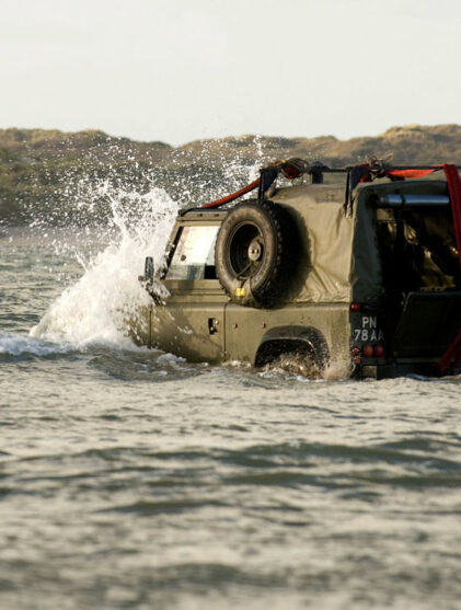 Der Landy geht... Fotograf: Gary Davies, www.defenceimagery.mod.uk