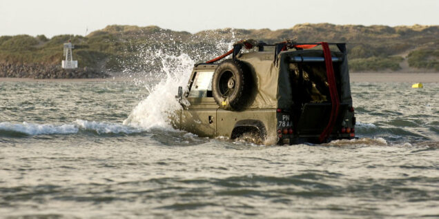 Der Landy geht... Fotograf: Gary Davies, www.defenceimagery.mod.uk