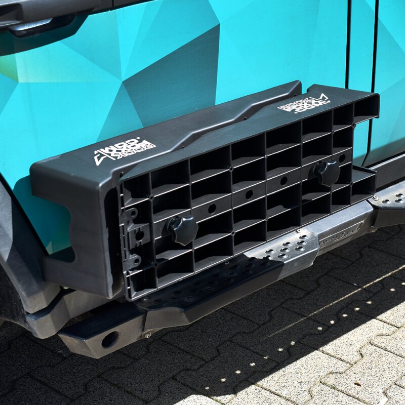 Rockfoxx-Auffahrkeile für Airlineschienen