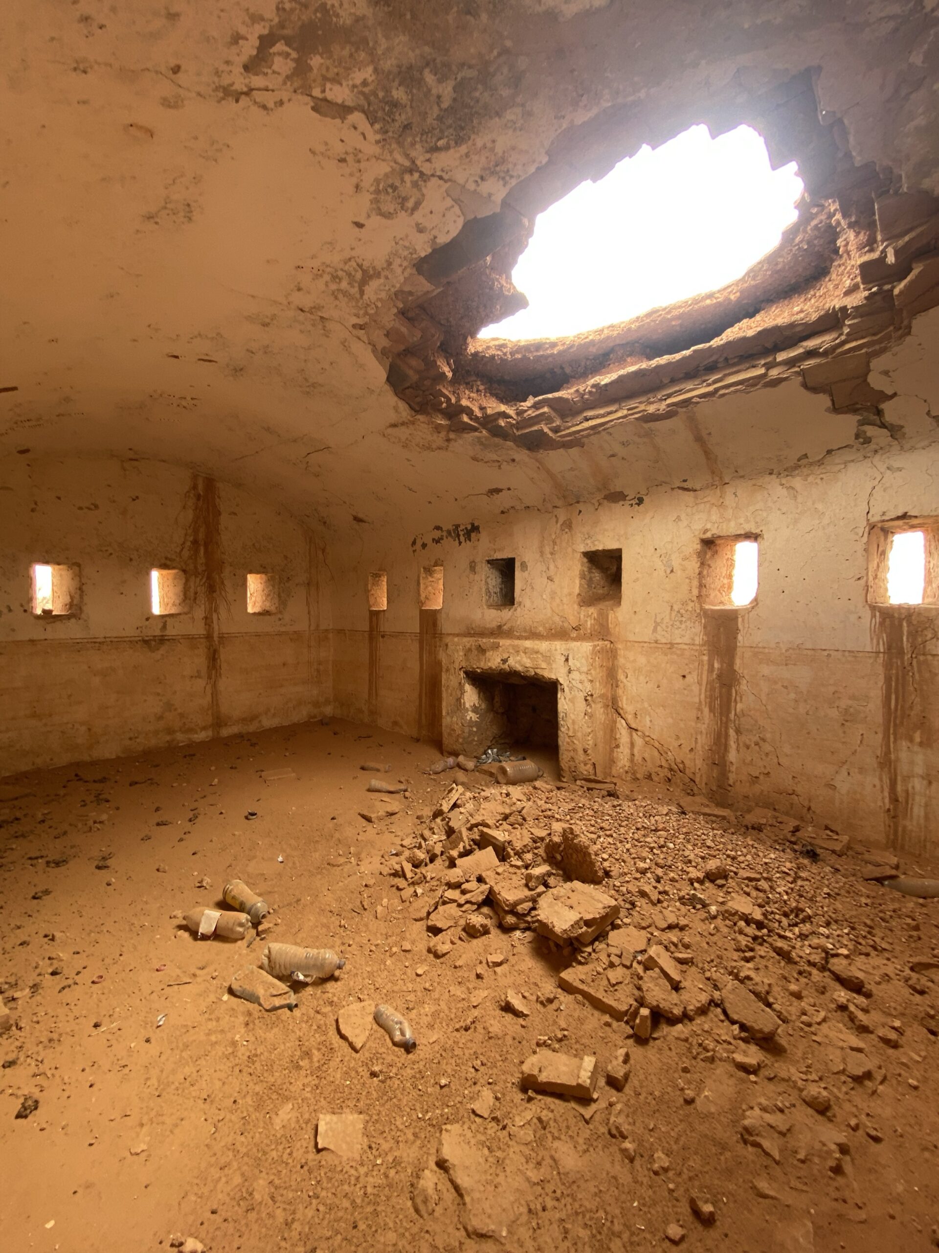Alte französische Festung von innen