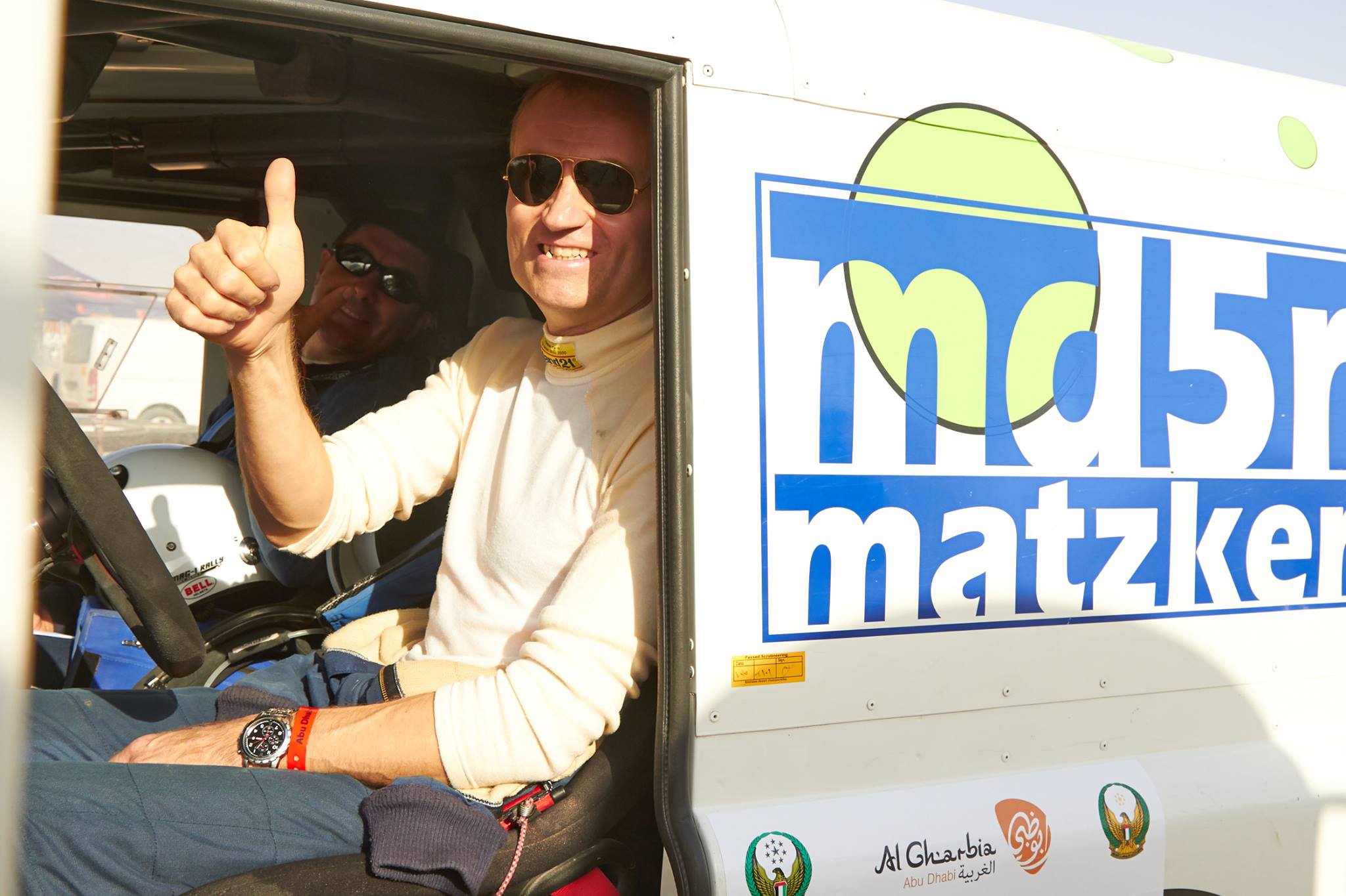 Amadeus Matzker bei der Abu Dhabi Desert Challenge 2014