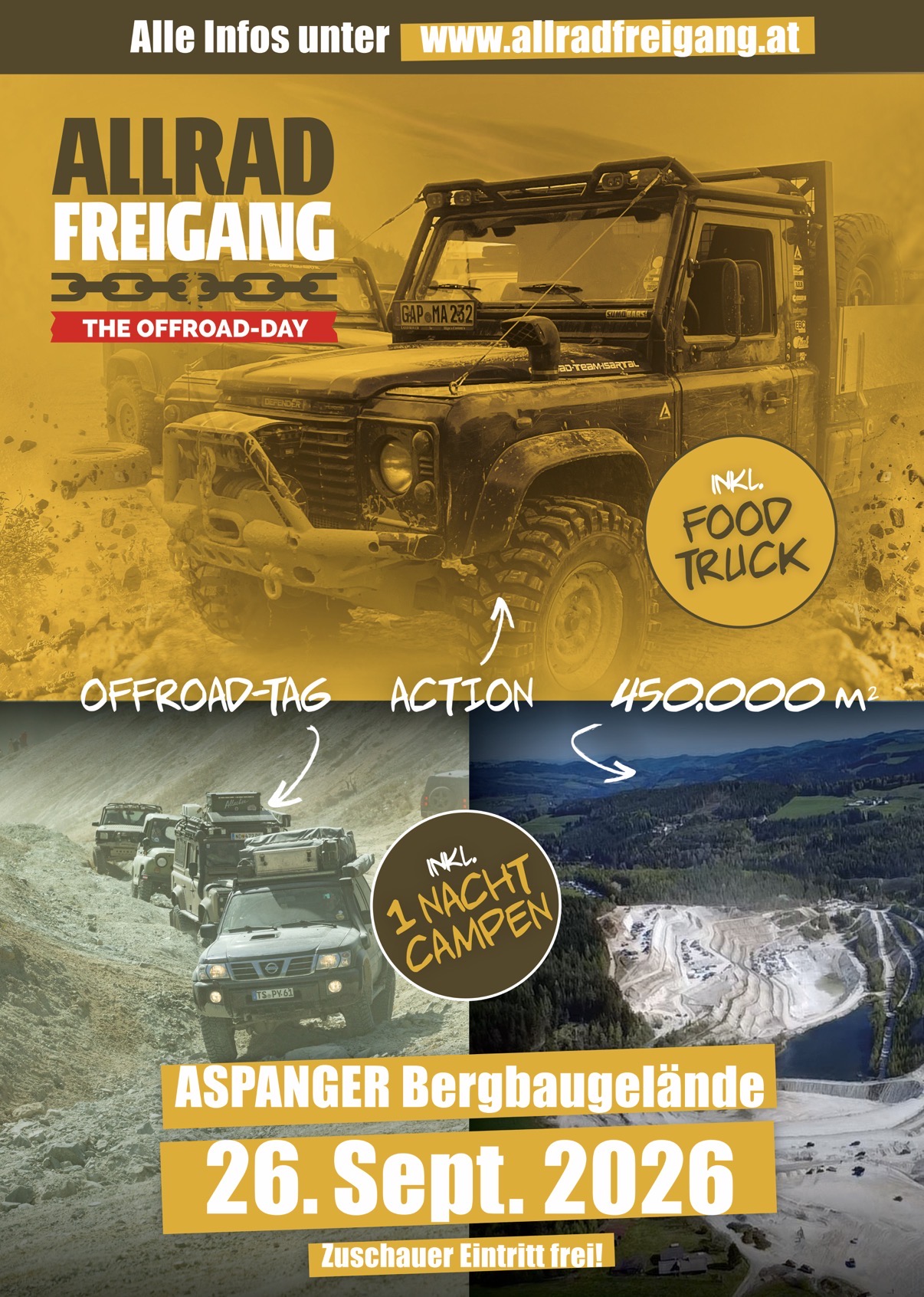 Plakat zum OFFROAD-DAY am 26. September 2026