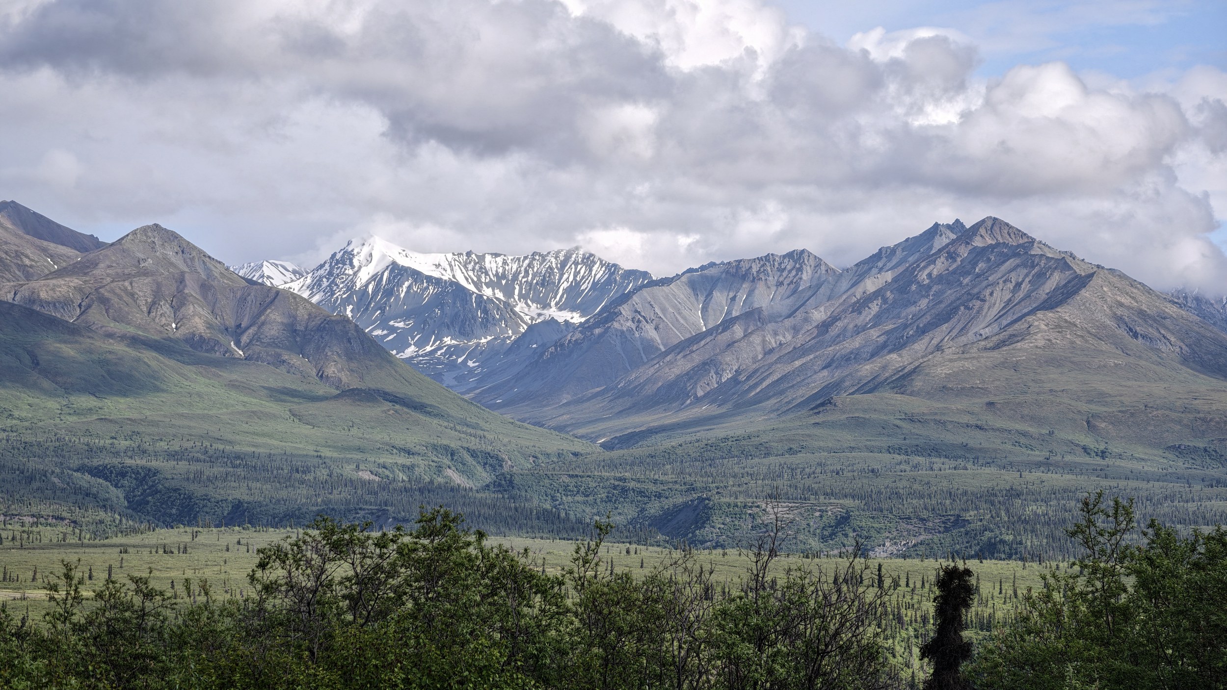 Bergkulisse in Alaska.